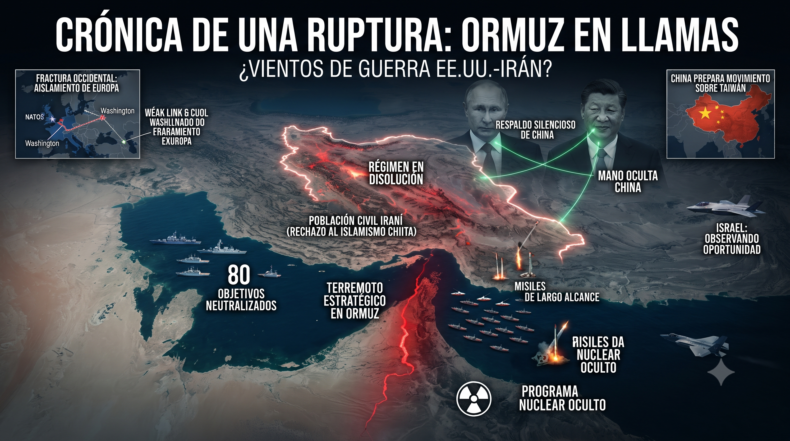 Crónica de una ruptura anunciada en Ormuz ¿Vientos de guerra Estados Unidos-Irán?